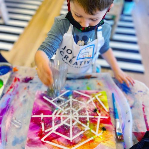Brightly At Home : Spider Web Art
