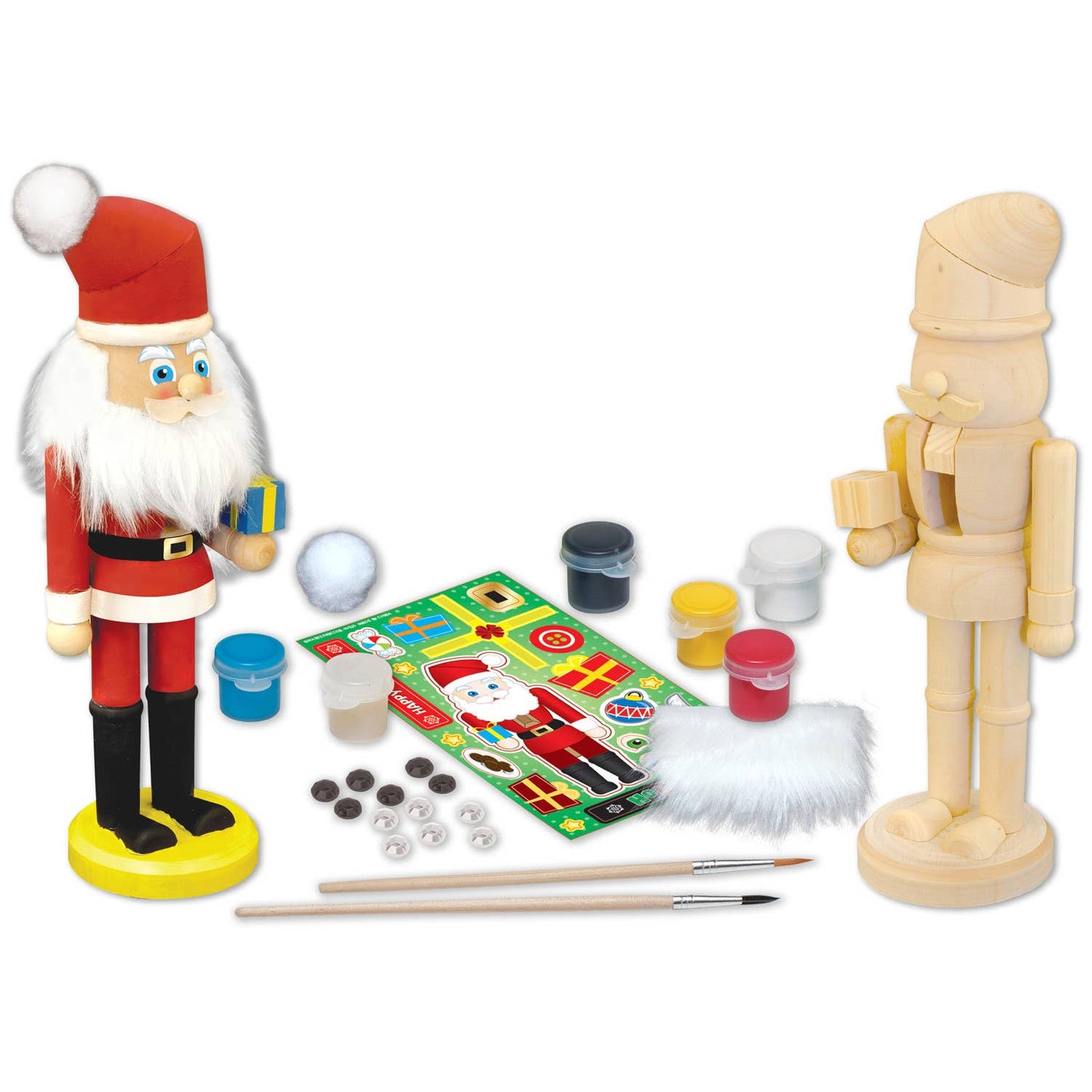 Nutcracker Santa - Holiday Wood Paint Kit