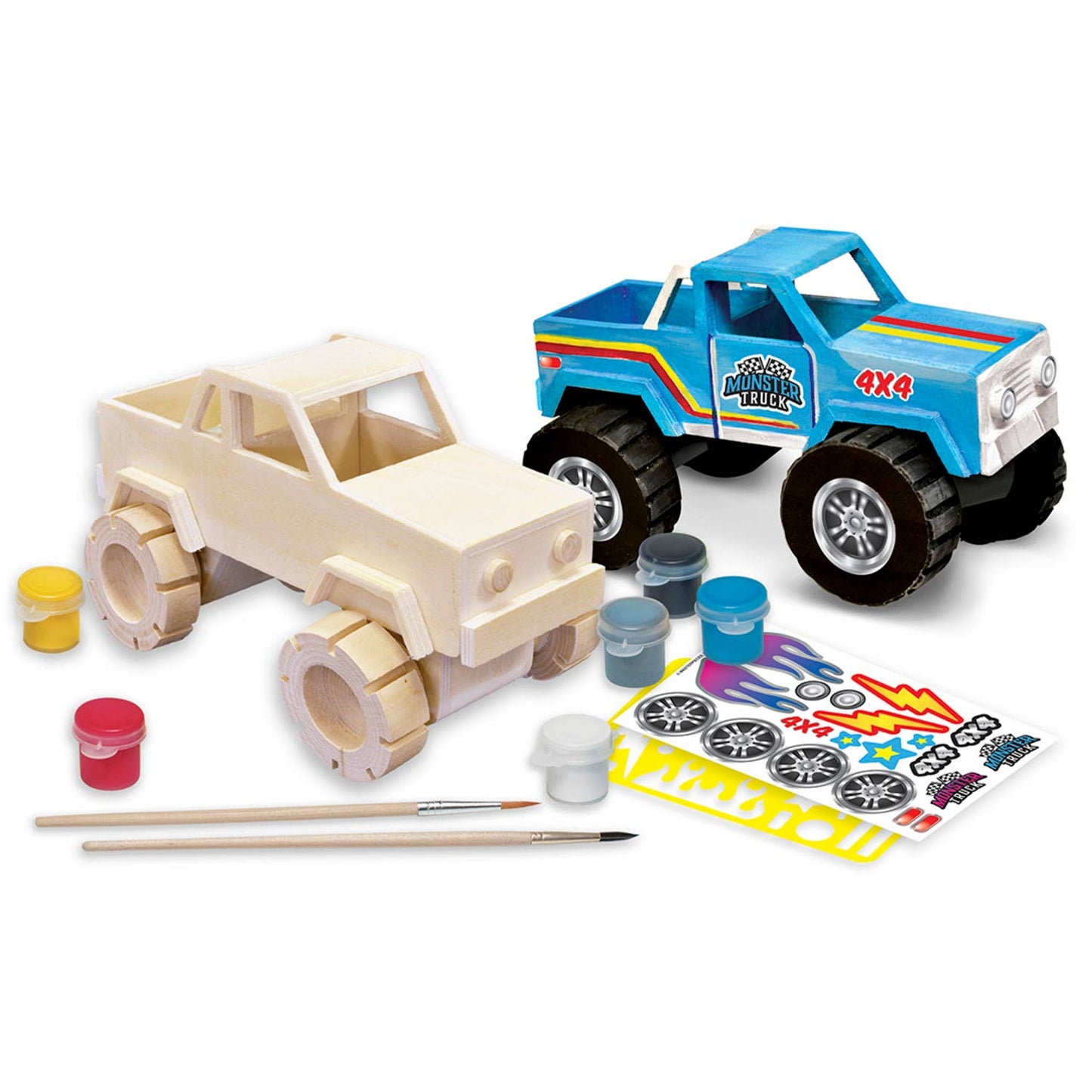 Monster Truck - Premium Wood Paint Kit