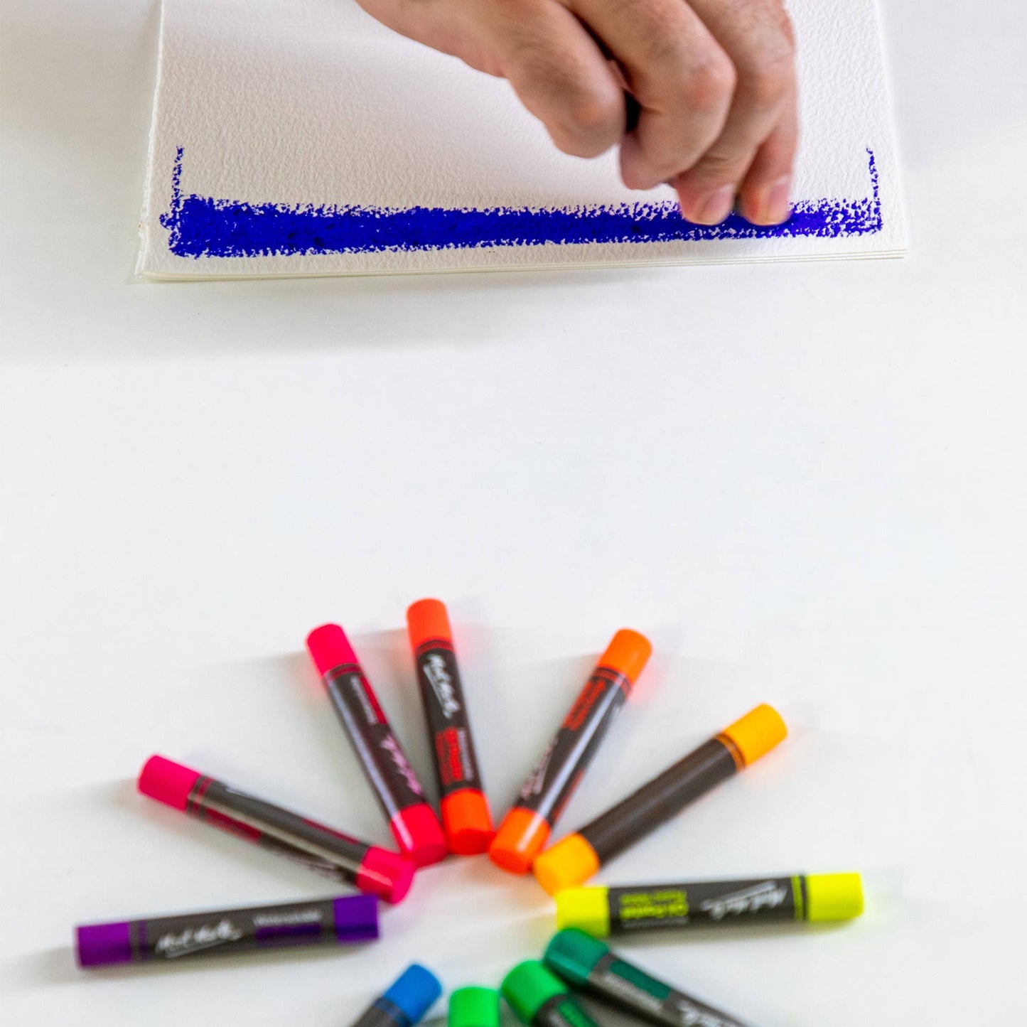 Watersoluble Fluoro Oil Pastels Signature