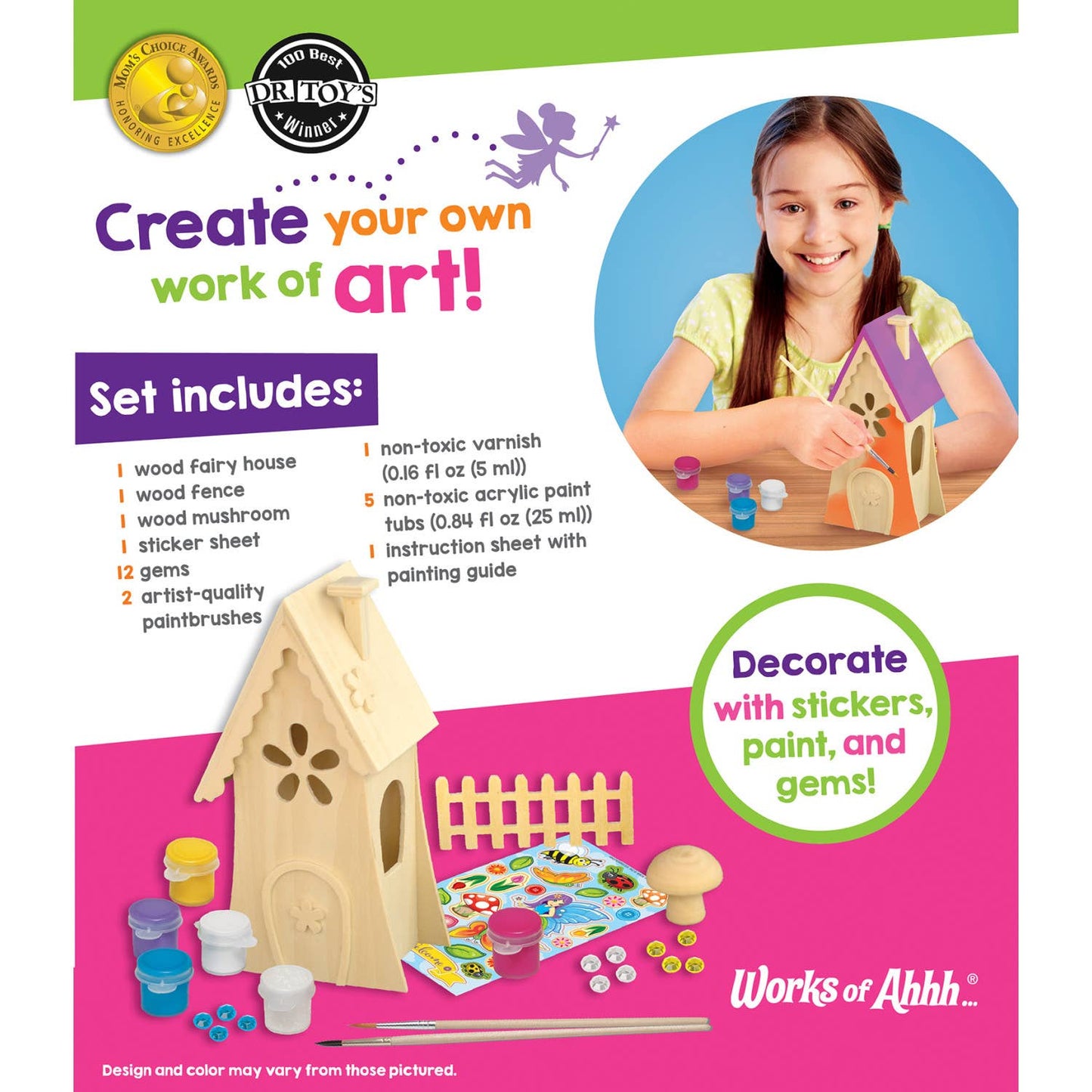 Fairy Garden - Wood Paint Kit