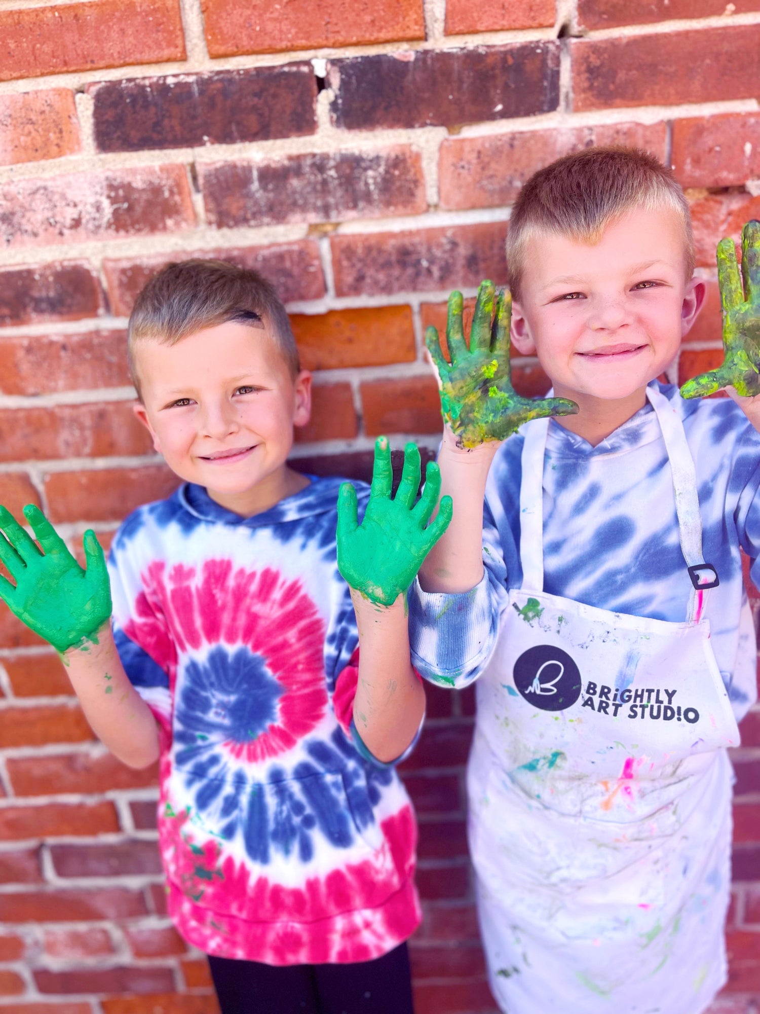 painted hands art studio for kids