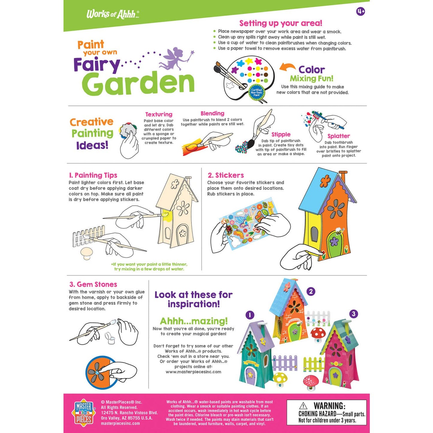 Fairy Garden - Wood Paint Kit