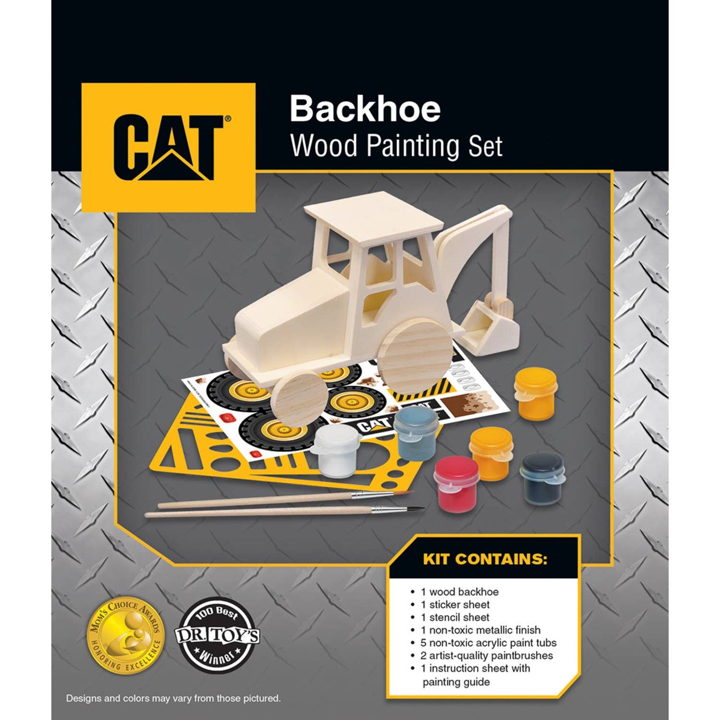 Caterpillar - Backhoe Wood Paint Kit