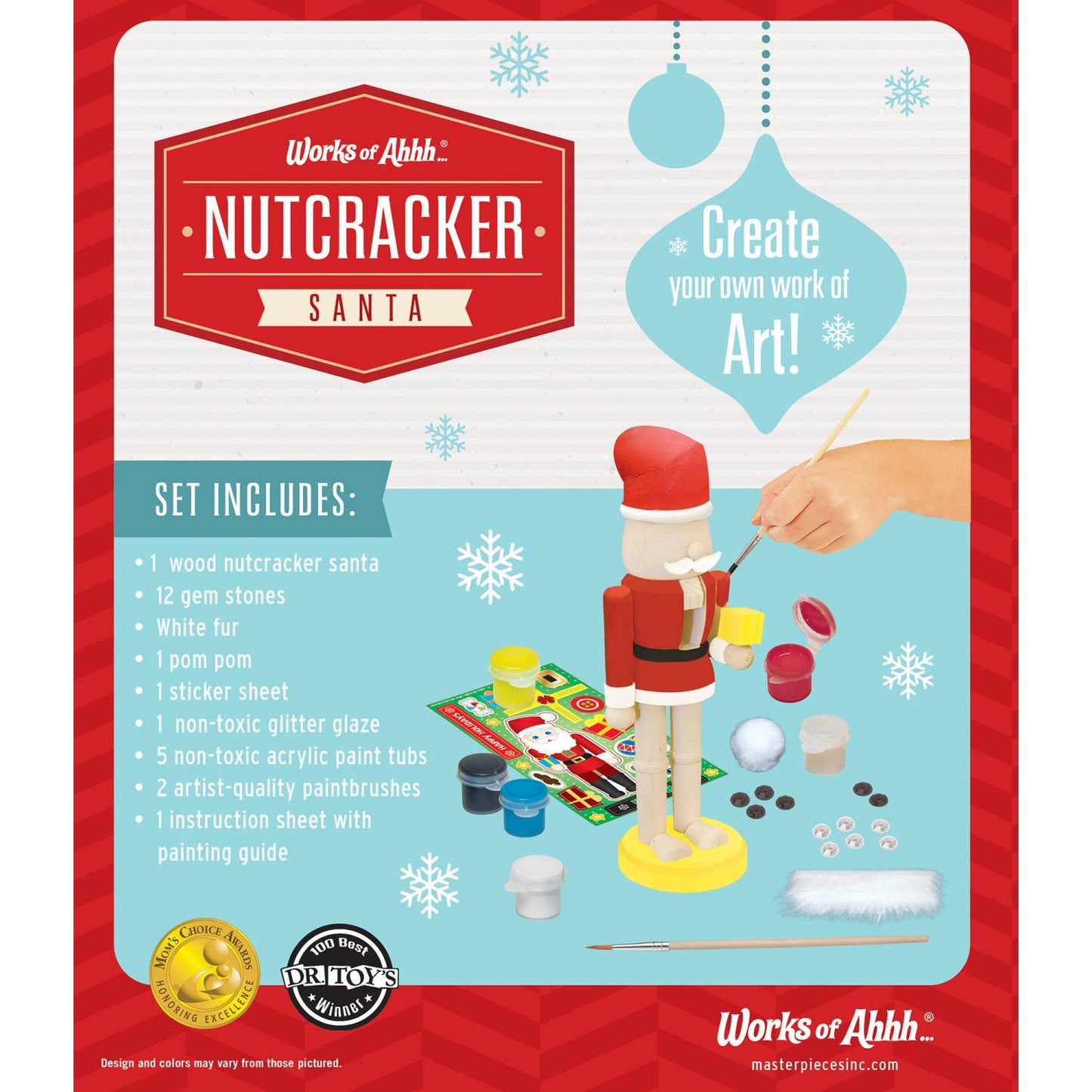 Nutcracker Santa - Holiday Wood Paint Kit