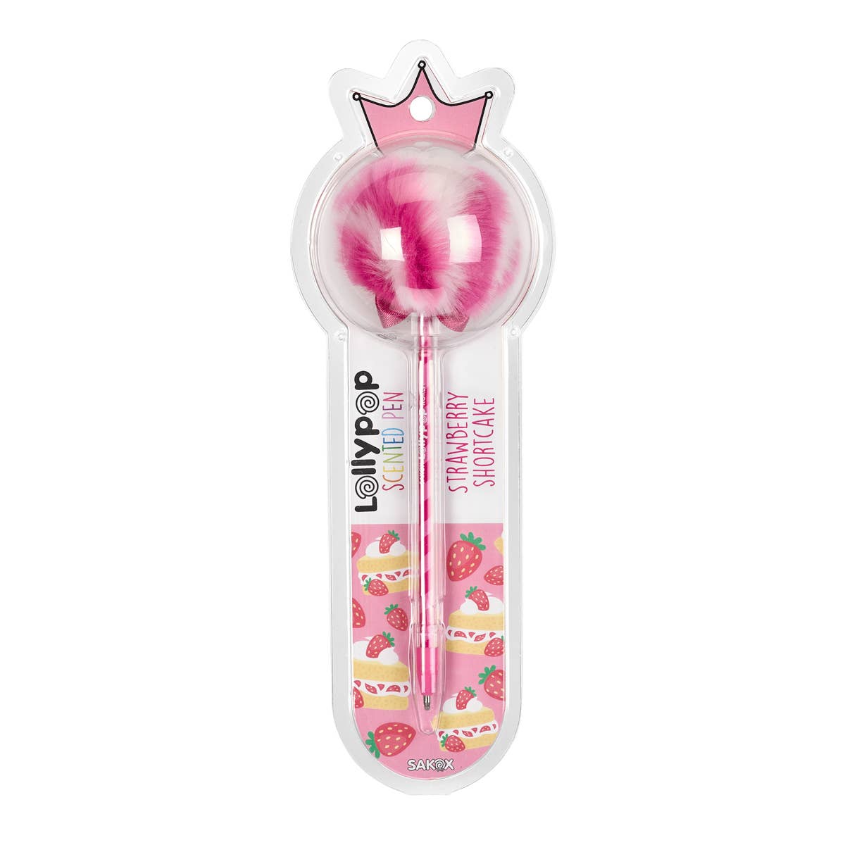 Sakox Scented Lollypop Pens - Strawberry Shortcake