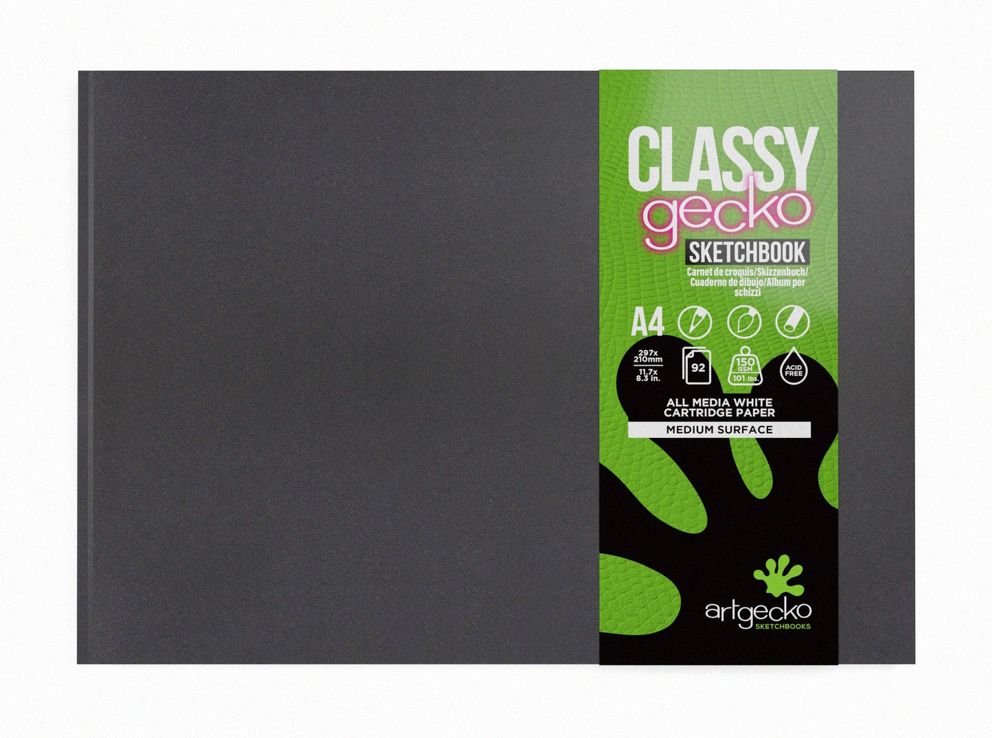 Classy All Media Casebound Sketchbook A4 Landscape