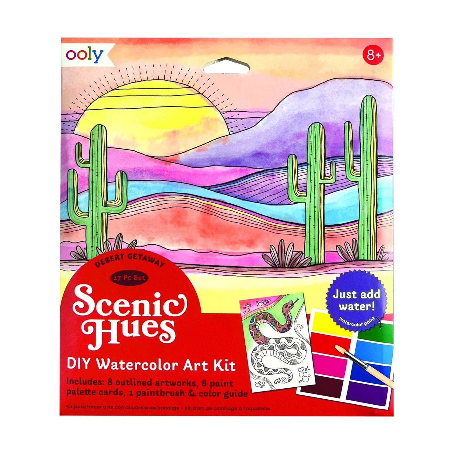 Scenic Hues D.I.Y. Watercolor Kit Desert Getaway