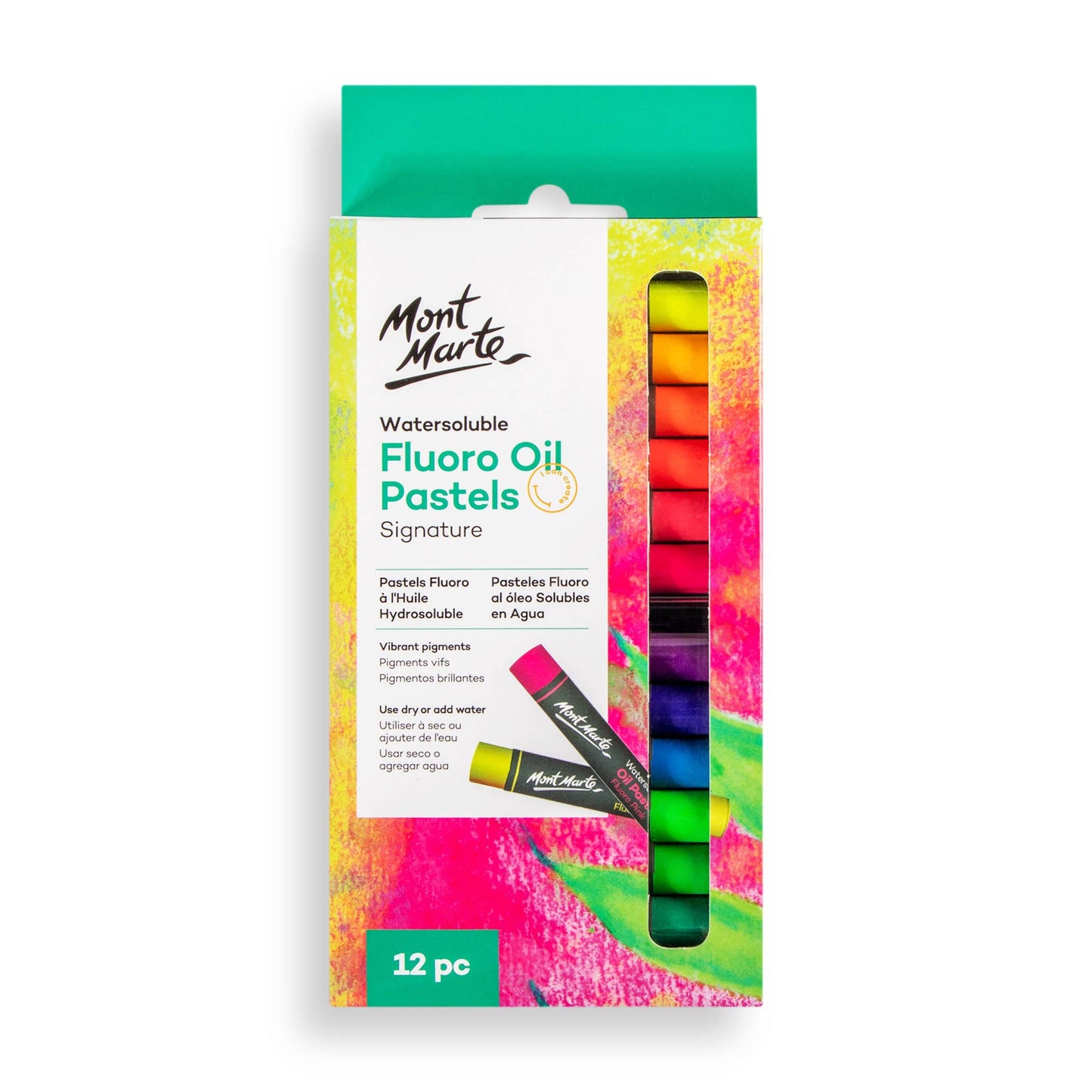 Watersoluble Fluoro Oil Pastels Signature