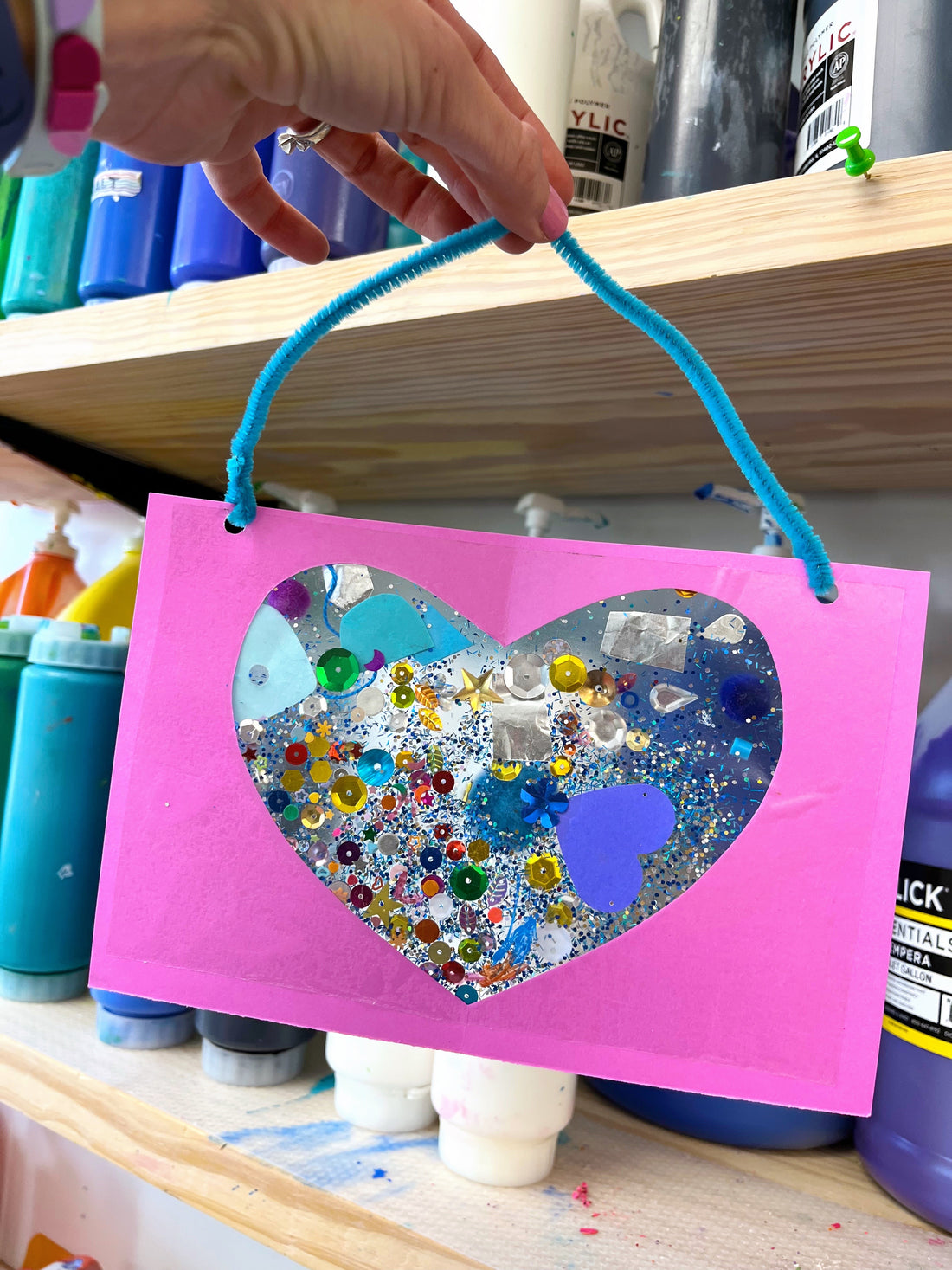 Brightly At Home: Valentine Sun Catchers