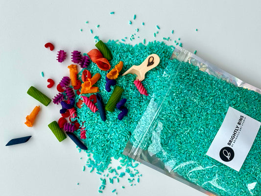 Brightly Bins "Under the Sea" Pasta and Rice Sensory Filler