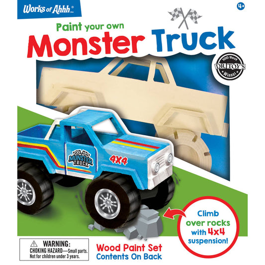 Monster Truck - Premium Wood Paint Kit