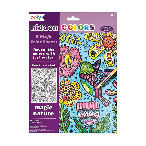 Hidden Colors Magic Paint Sheets - Magic Nature