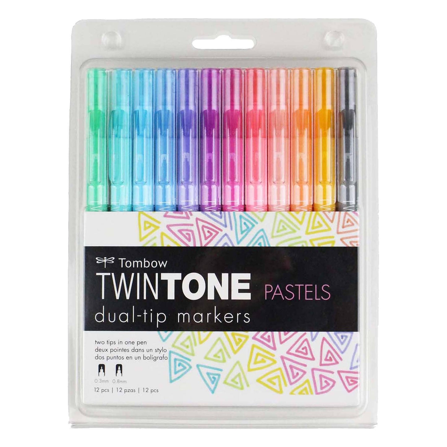 TwinTone Marker Set: Pastel - 12-Pack